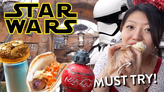 'STAR WARS FOOD TOUR at Disney World Galaxy\'s Edge'