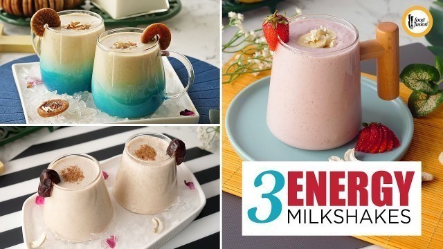 '3 Energy Milkshake Recipes - Sehri Special By Food Fusion'