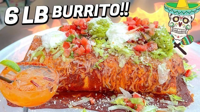 '6lb Grande Mexican Beef Burrito Challenge!!'