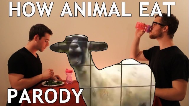 'How Animals Eat Their Food || Goat Version'