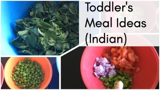 'Toddler Meal Ideas | Indian meal planning for baby & toddler'