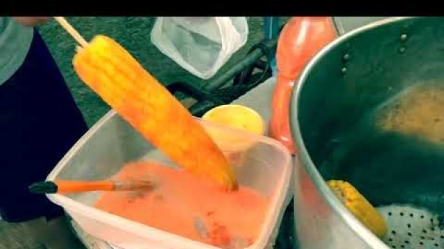 'Philippines’ Street Food | Sweet Corn with Margarine and Cheese'