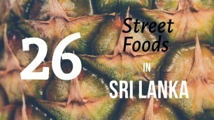 'Sri Lankan Street Foods. | Sri Lankan Foods.'