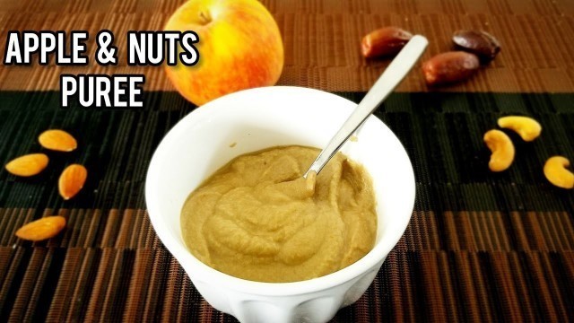 'APPLE and NUTS SMOOTHIE | Baby food recipes for 1 year old indian | weight gain recipes for toddlers'