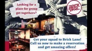 'Enjoy Indian Food With Brick Lane Restaurant'