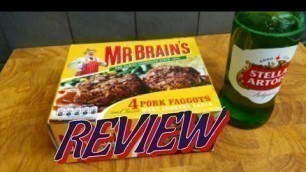 'Mr Brain\'s Pork Faggots with a West Country Sauce | Review | Supercool Review'