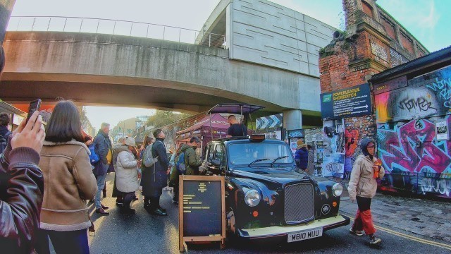 '4K London Walk - BRICK LANE, Famous Market in East London'