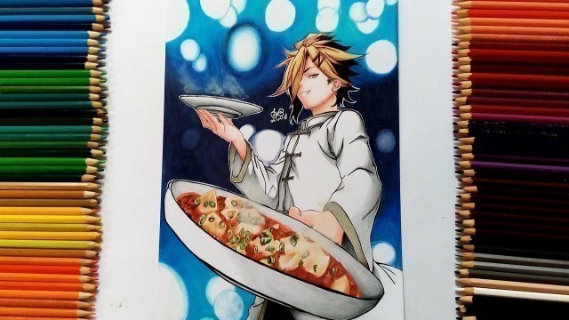 'Speed Drawing - Kuga Terunori (Shokugeki No Souma/Food Wars 食戟のソーマ ) [COLLAB]'