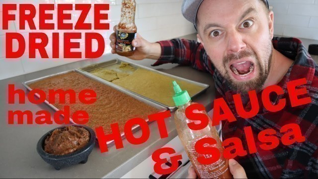 'FREEZE DRIED Homemade Salsa, Hot Sauce, Sweet Chile Sauce WITH Recipes! HARVESTRIGHT FREEZE DRYER'