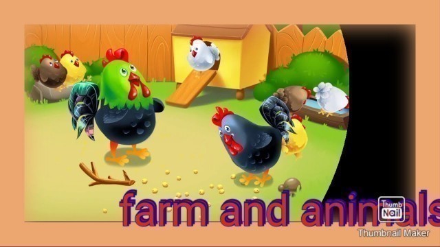 'Learn farm animals.how animals eat their food'