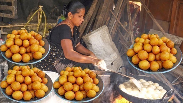 'Mysore Bonda Recipe | Amazing Mysore Bonda Making In Vijayawada | Indian Street Food'