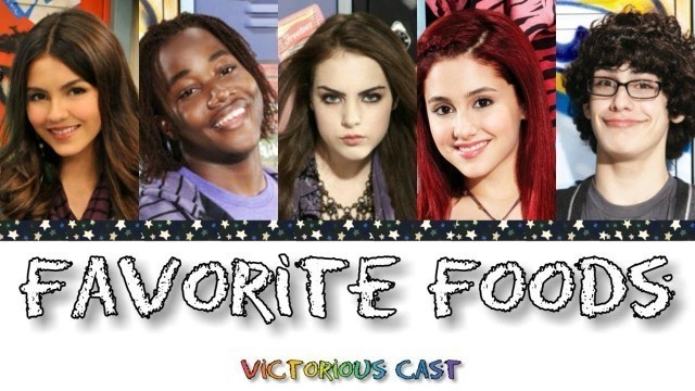 'Victorious Cast \'Favorite Foods\' Color Coded Lyrics'