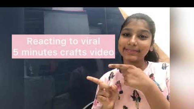 '#reacting #5minutescrafts #yukthalunkar Reacting to viral 5 minutes crafts food hacks 