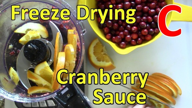 'Making and Freeze Drying a Batch of Cranberry Sauce'