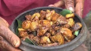 'How to cook lamb lungs recipe prepared by my grandma || Goat Lungs Fry'