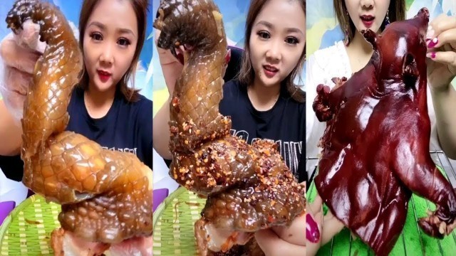 'How Chines people eating show of Crocodile 