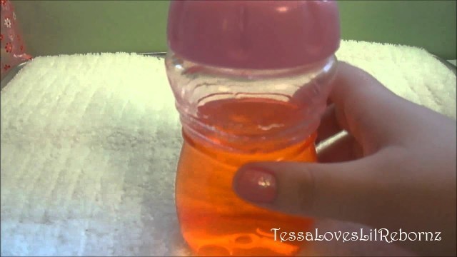 'How to Make Fake Apple/Orange Juice For Reborn Toddler Dolls'