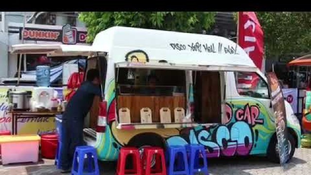 'Food Truck atau Mobil Toko Satu pilar Auto body'