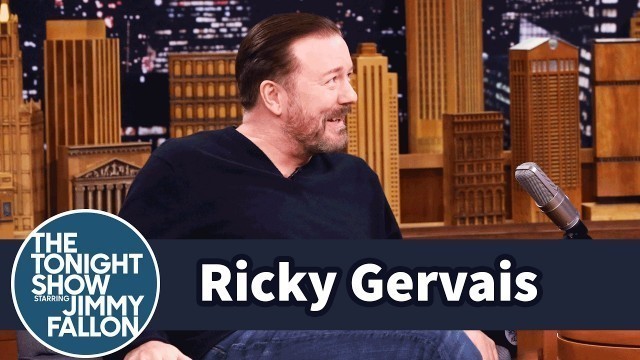 'Ricky Gervais Refuses to Give Up Eating or Drinking to Lose Weight'