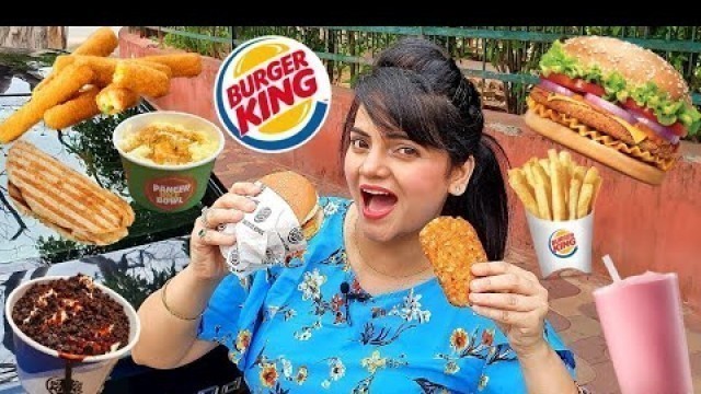 'I only ate BURGER KING for 24 HOURS Challenge | Food Challenge'