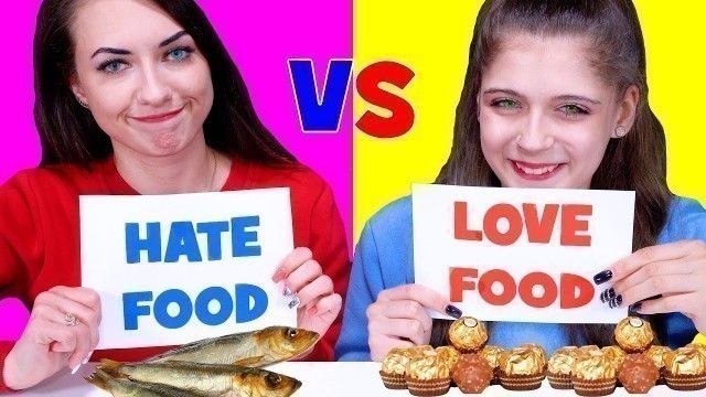 'ASMR Eating Love VS Hate Food Challenge for 24 Hours!'