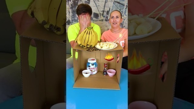 'Who will get the chili pepper? #shorts Tiktok Food challenge by Tiktoriki'