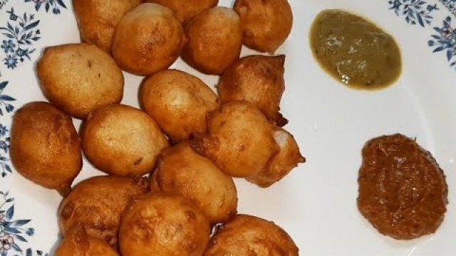 'Mysore bonda recipe/Make instant మైసూర్ bajji at Home/Street food style snack/Indira\'s Kichen & Livg'