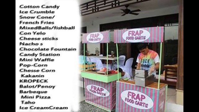 'party food cart  manila Philippines'