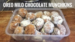 'Oreo milo chocolate munchkins recipe for food business | donut na donut ang lasa'