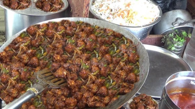 'Best Gobi Manchurian In Mysore Pure Veg Street Food Opposite Mysore Palace Karnataka'