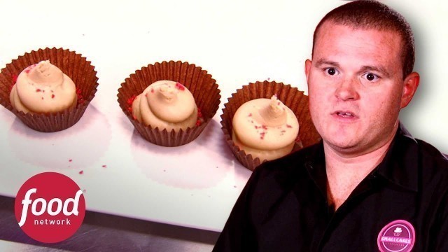 'Deja caer todos los cupcakes antes de servirlos | Cupcake Wars | Food Network Latinoamérica'