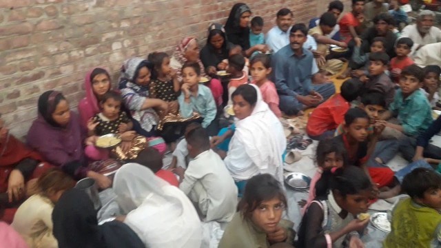 'We shared the Word and food too in our Friday prayer meeting.'