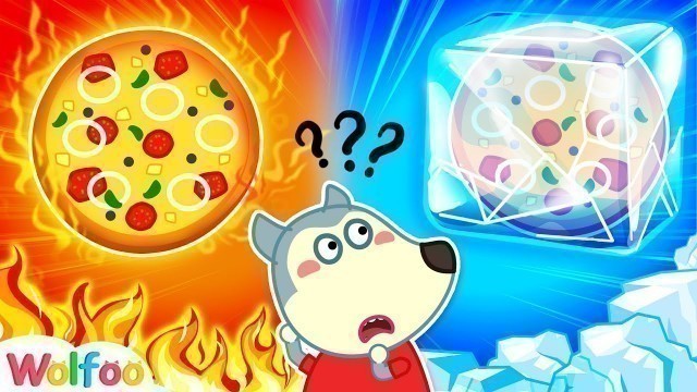 'Wolfoo and Hot vs Cold Food Challenge with Lucy - Good Habits for Kids | Wolfoo Channel Kids Cartoon'