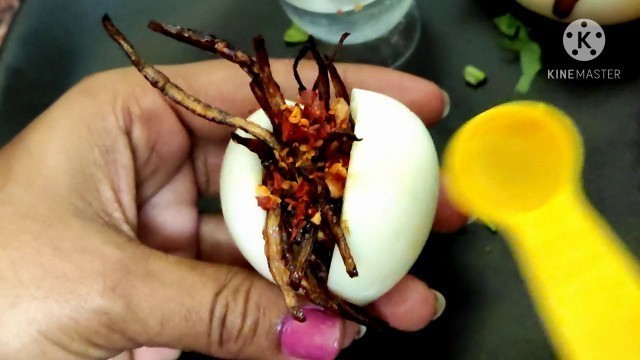 '#eggrecipe #eggbejo Egg bejo| masala egg| easy egg recipe | Burmese street food|'