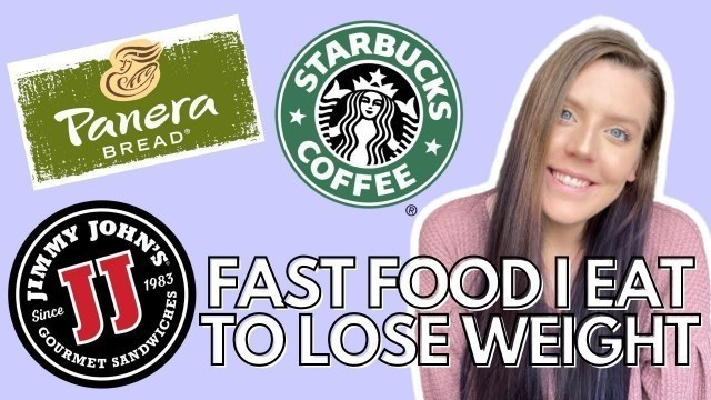 'FAST FOOD I EAT TO LOSE WEIGHT | How I Lost 70 pounds & Still Eat Fast Food | WW Blue Plan'