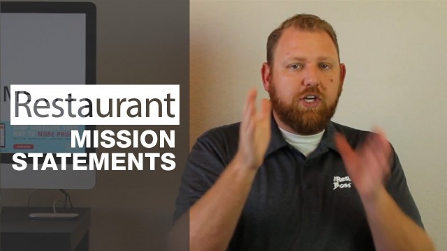 'Restaurant Mission Statements'