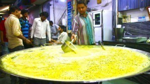 'Gigantic INDORE Street Food tour in India | Best Indian Street Food in Indore | Flying dahi vada!'