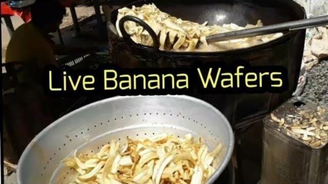 'Live Banana Wafers | Banana Wafers Mithakhali |  Indian Street Food | Local Food Ranger'