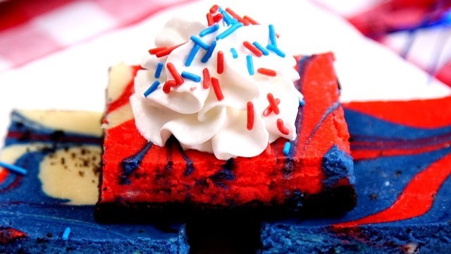 '4th of July Cheesecake Bars'