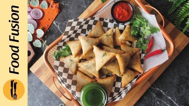 'Street Style Qeema Samosa | Make & Freeze Recipe By Food Fusion (Ramzan Special)'