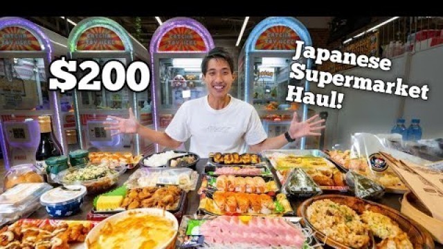 '$200 Japanese Supermarket Food Haul! | MASSIVE Don Don Donki Food Challenge!'