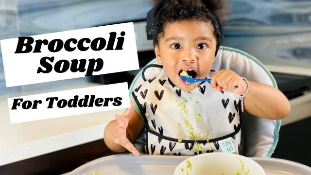 'TODDLER FOOD// HOW TO MAKE BROCCOLI SOUP FOR 1-2 YEAR OLD. Understanding toddler food preferences.'