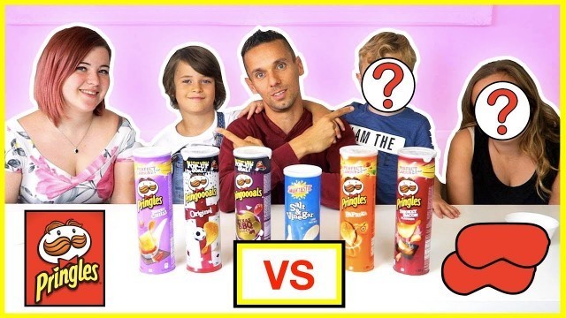 'BLINDFOLD PRINGLES CHALLENGE WITH SPECIAL GUESTS 