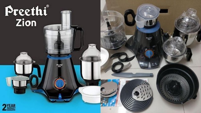 'Preethi Zion Mixer Grinder Review, Unboxing And Demo / Best Food Processor in india 2020.'