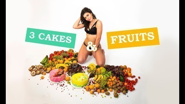 'Epic Food Crush - Girl vs 3 Cakes and 25 Kilos of Fruits!'