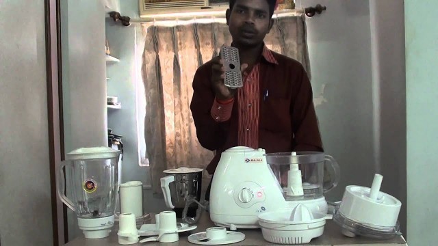 'BAJAJ FX11 Food Processor DEMO (watch HD) (READ DESCRIPTION)'