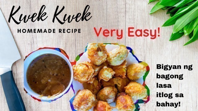 'KWEK KWEK (Pinoy Street Food) | Homemade Kwek-Kwek | How to cook Kwek Kwek | สูตรไข่เป็ด |Al Wanders'