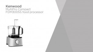 'Kenwood MultiPro Compact FDM300SS Food Processor - Black | Product Overview | Currys PC World'