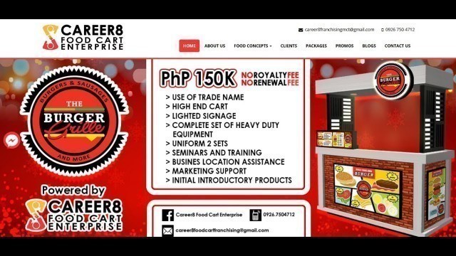 'Career8 3-in-1 Food Cart Business in the Philippines'