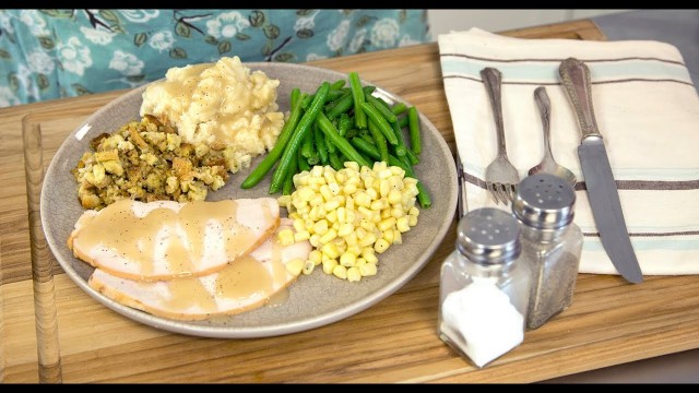 'Freeze Drying & Rehydrating a Turkey Dinner'